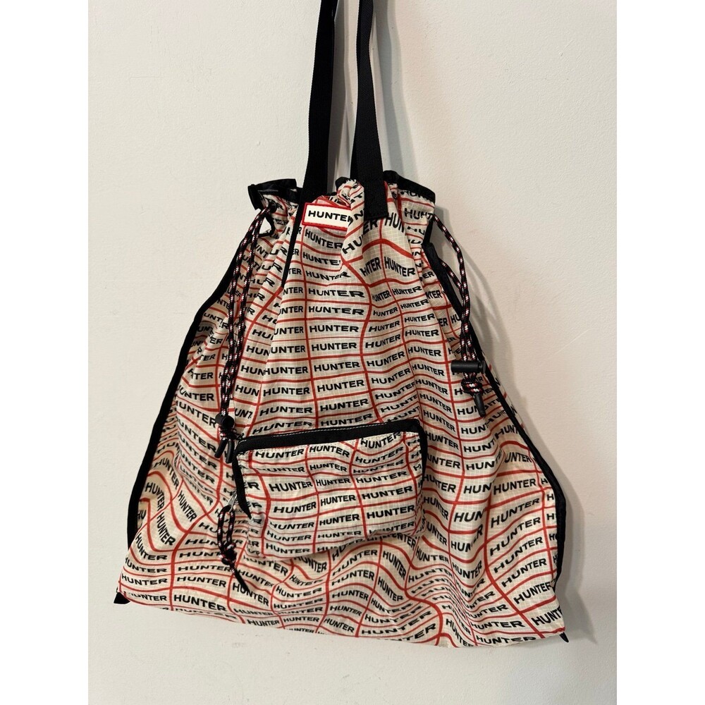 Hunter Original Repeat Print Drawstring Tote Nwot - image 3